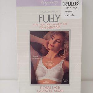 Vintage Exquisite Form Camisole Strap Bra. 40D